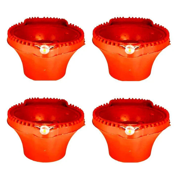 LED Water Sensor Diyas with Ambient Lights