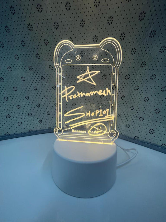 3D Creative Light Message Board